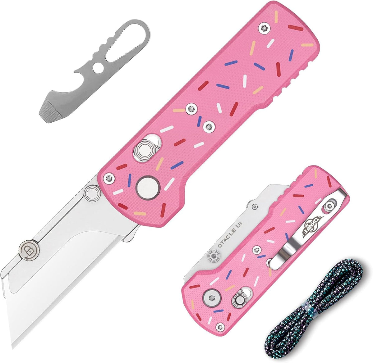 Otacle U1 Folding Utility Knife with Quick Change Blade & Rail Lock