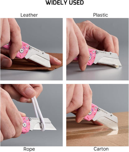 Otacle U1 Folding Utility Knife with Quick Change Blade & Rail Lock