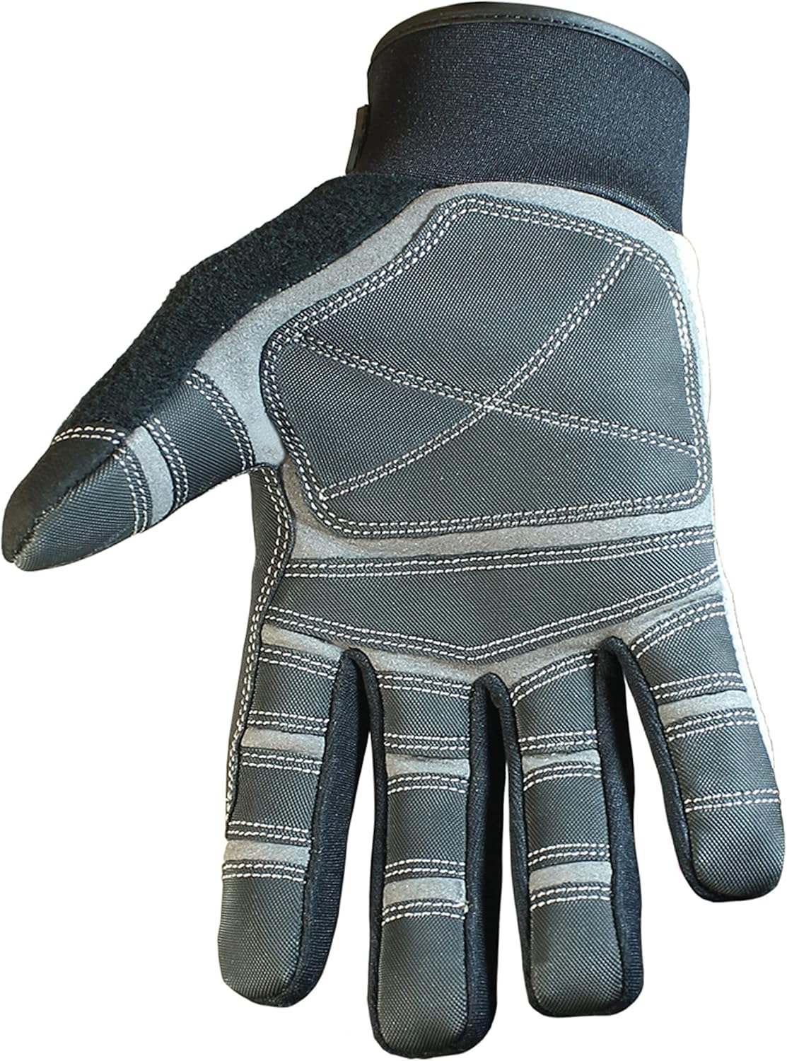 Youngstown Glove Cut Resistant General Utility Synthetic Work Gloves For Men - Kevlar Lined - Gray, Medium