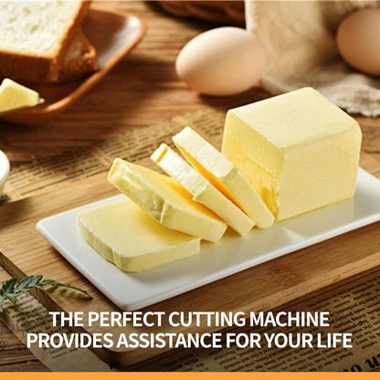 Butter & Cheese Slice Cutter Stainless Steel Multipurpose Butter and Cheese Cutter Slicer with Ergonomic handle Portable Grip for block cheese, Fruit Baking