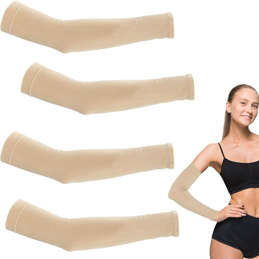 2 Pairs Protective Arm Sleeve for Thin Skin Elderly Skin Tear and Bruise, Protection Sleeves for Men and Women