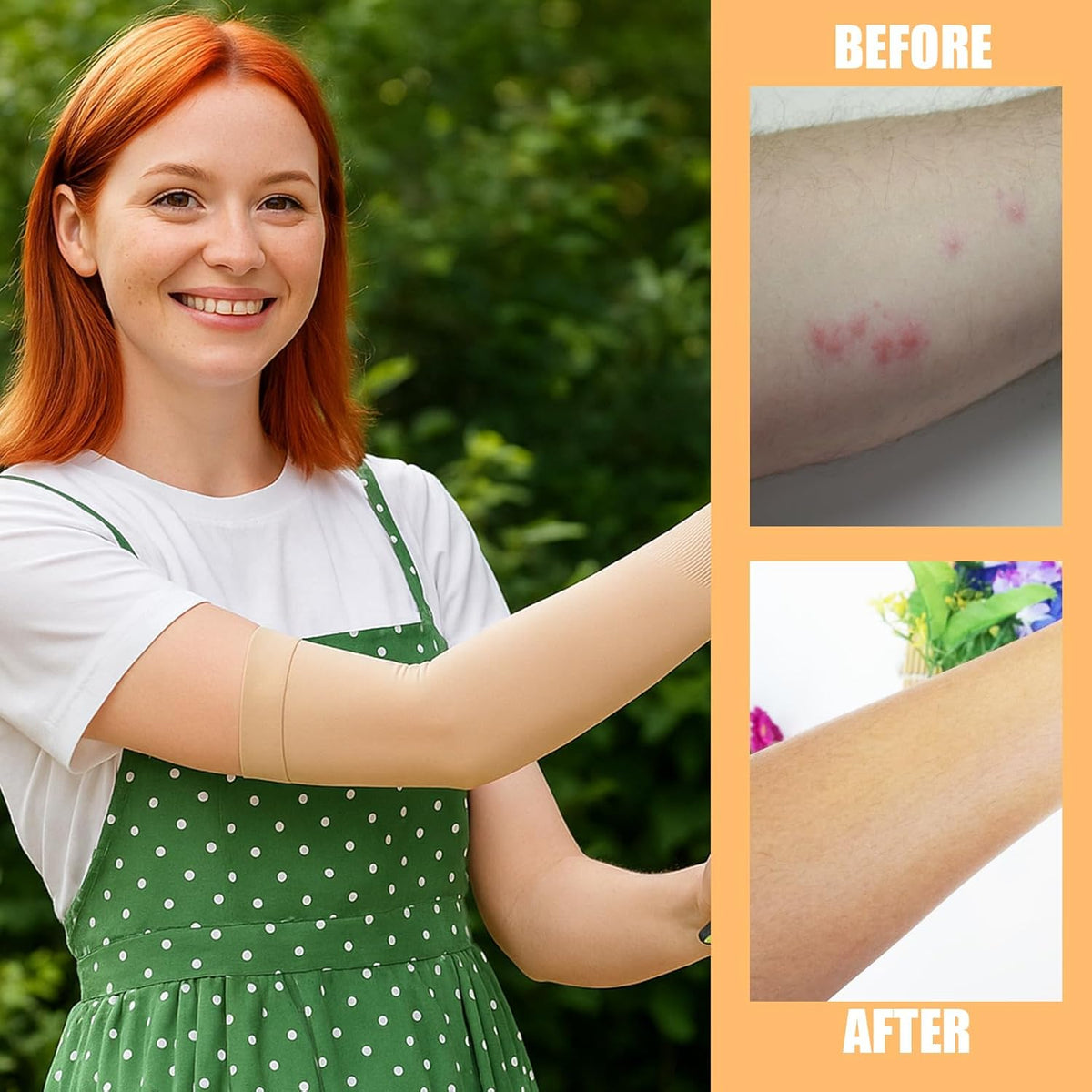 2 Pairs Protective Arm Sleeve for Thin Skin Elderly Skin Tear and Bruise, Protection Sleeves for Men and Women
