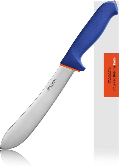 3 PCS Butcher Knife Set, Professional Meat Cutting Knives | Non-slip grip, 7" butcher & 6" skinning & boning,Ergonomic, less tired,Professional, precise cuts,X50CrMoV15 stainless steel.