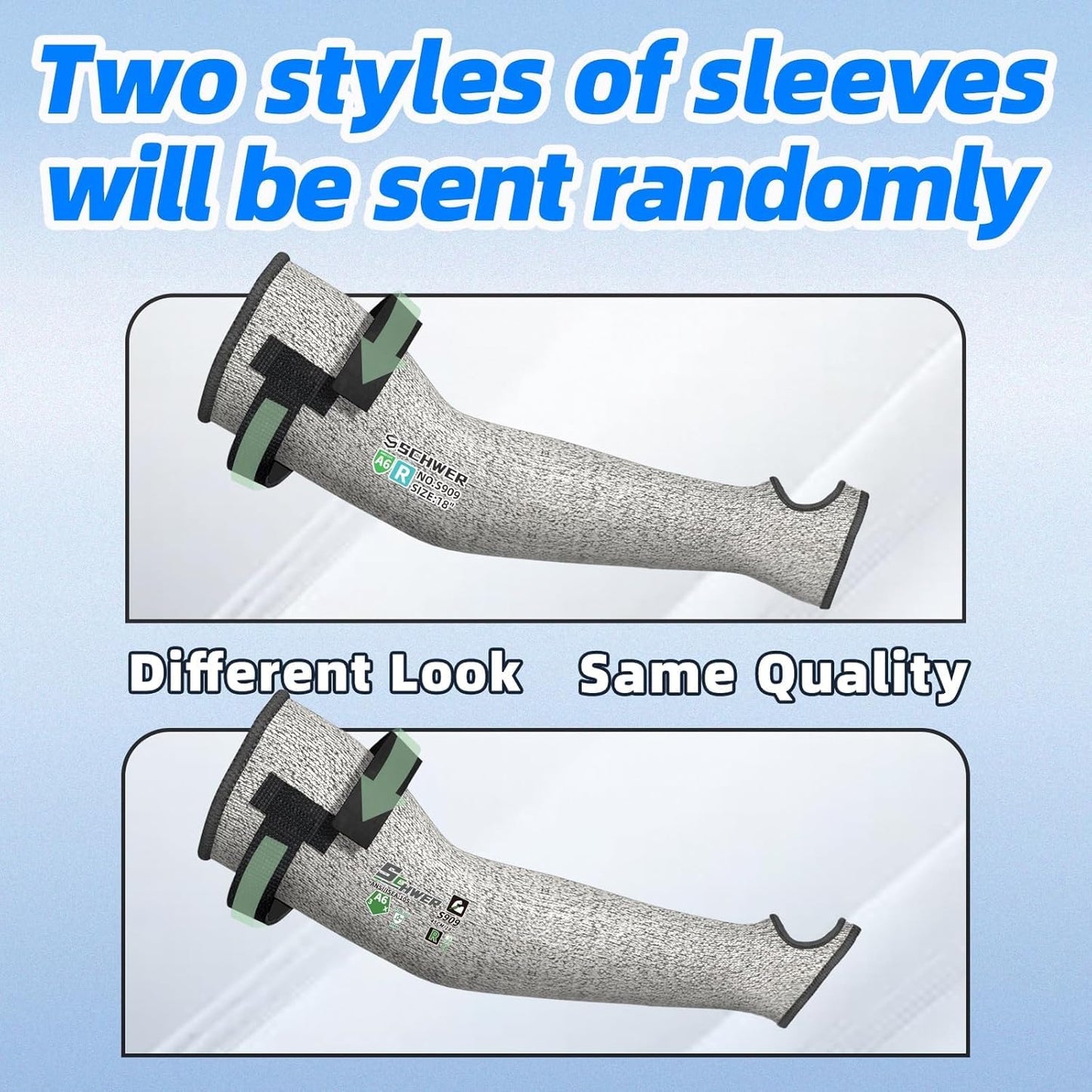 22 inch AIR-SKIN ANSI A6 Cut Resistant Arm Sleeves for Men & Women S901, Non-PFAS Arm Protectors for High Risk Work, UPF50+ UV Protection Cooling Gardening Sleeves for Farming, Lightweight