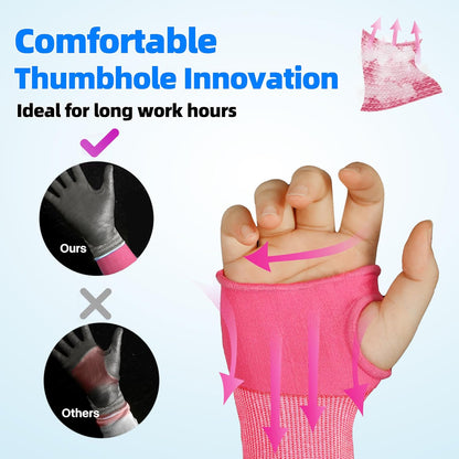 22 inch AIR-SKIN ANSI A6 Cut Resistant Arm Sleeves for Men & Women S901, Non-PFAS Arm Protectors for High Risk Work, UPF50+ UV Protection Cooling Gardening Sleeves for Farming, Lightweight