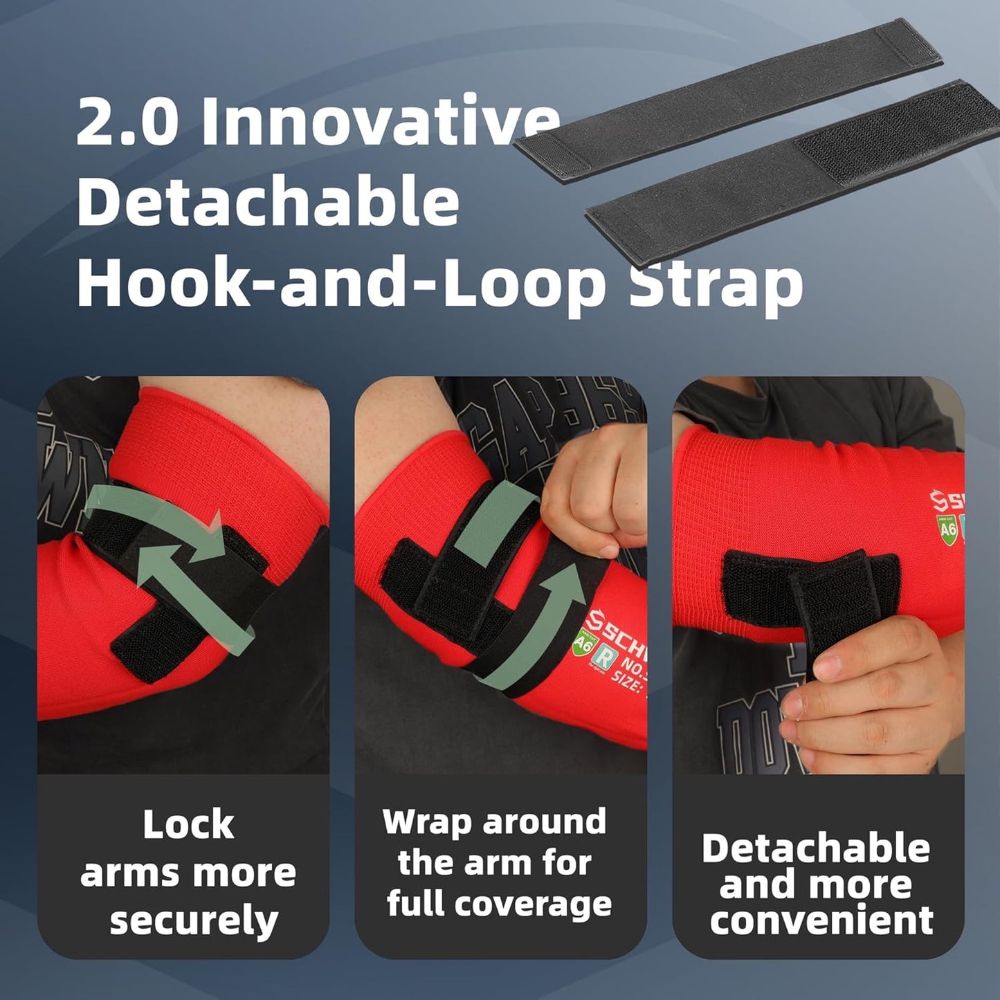 22 inch AIR-SKIN ANSI A6 Cut Resistant Arm Sleeves for Men & Women S901, Non-PFAS Arm Protectors for High Risk Work, UPF50+ UV Protection Cooling Gardening Sleeves for Farming, Lightweight