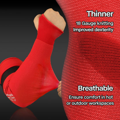 22 inch AIR-SKIN ANSI A6 Cut Resistant Arm Sleeves for Men & Women S901, Non-PFAS Arm Protectors for High Risk Work, UPF50+ UV Protection Cooling Gardening Sleeves for Farming, Lightweight
