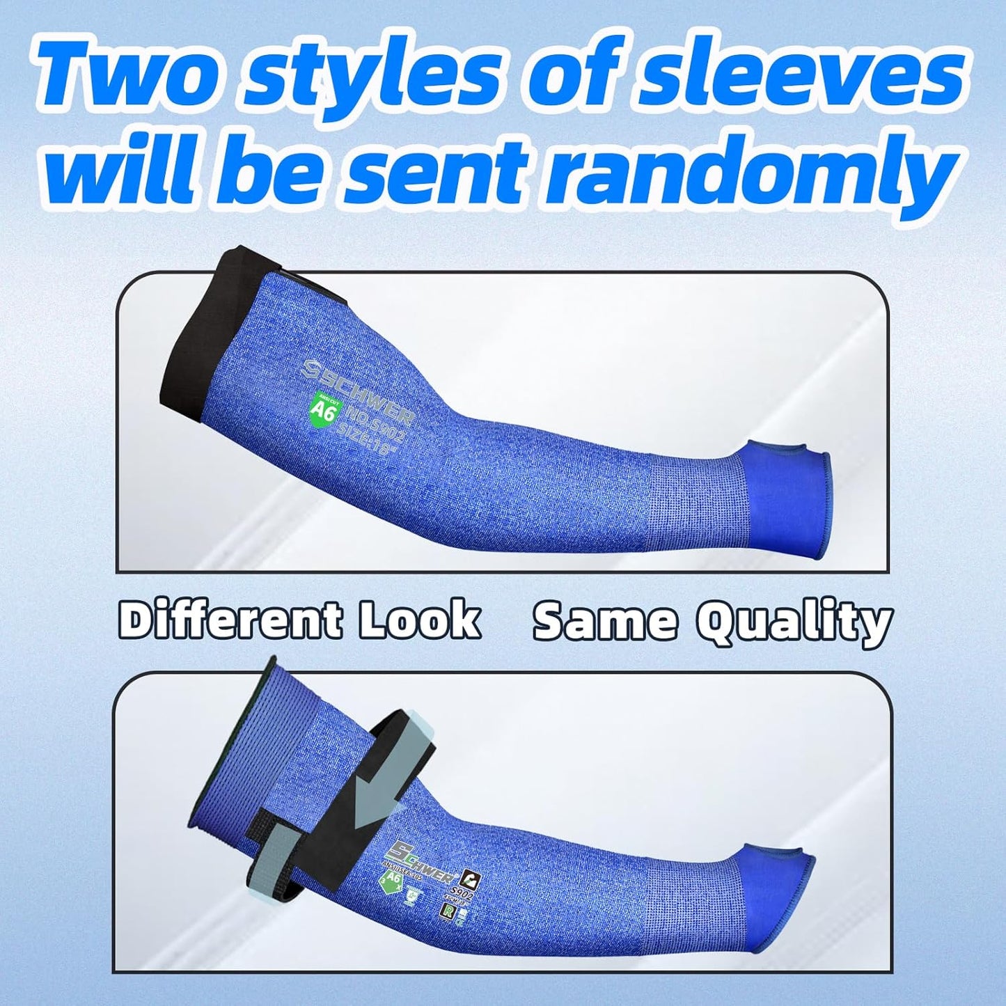 22 inch AIR-SKIN ANSI A6 Cut Resistant Arm Sleeves for Men & Women S901, Non-PFAS Arm Protectors for High Risk Work, UPF50+ UV Protection Cooling Gardening Sleeves for Farming, Lightweight