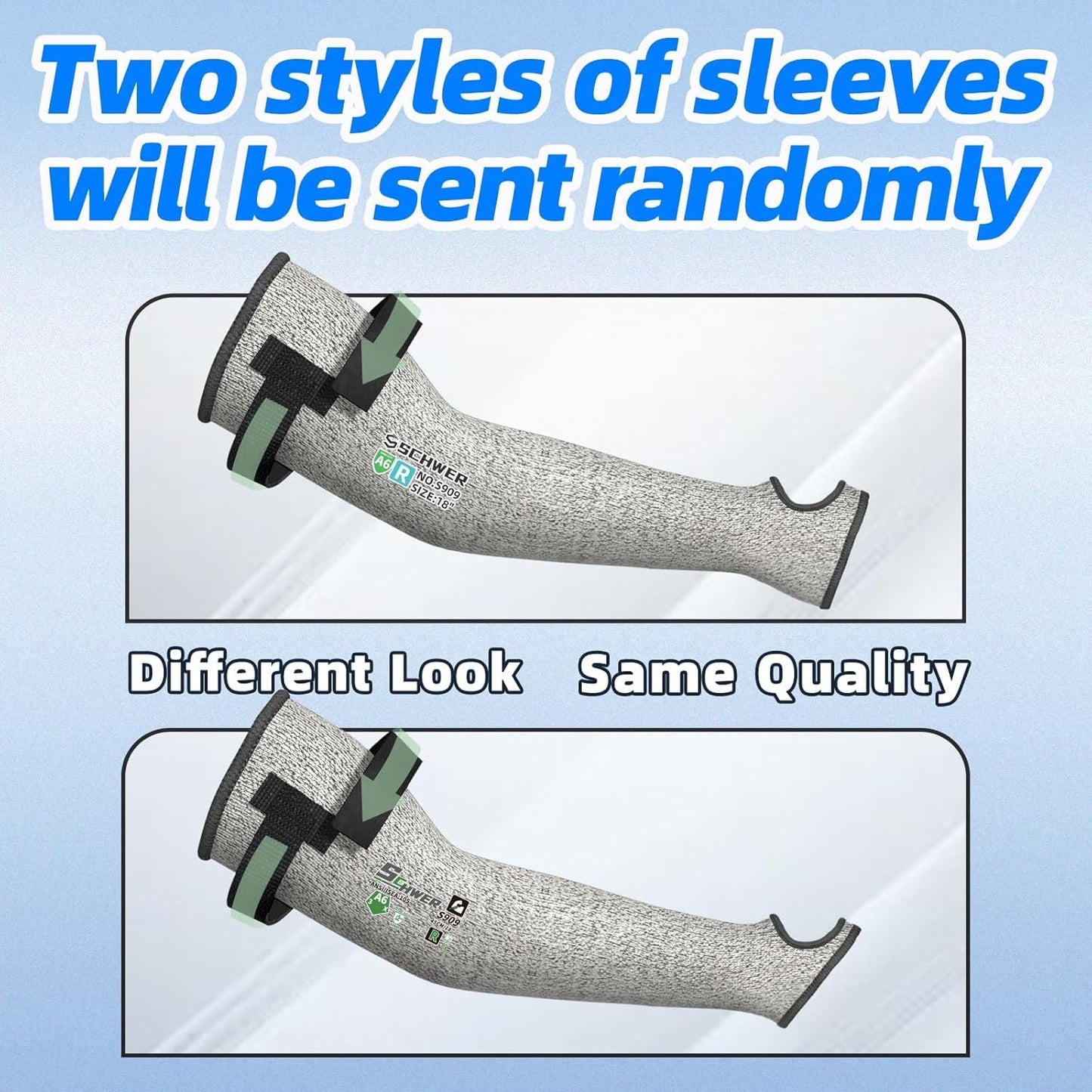 22 inch AIR-SKIN ANSI A6 Cut Resistant Arm Sleeves for Men & Women S901, Non-PFAS Arm Protectors for High Risk Work, UPF50+ UV Protection Cooling Gardening Sleeves for Farming, Lightweight