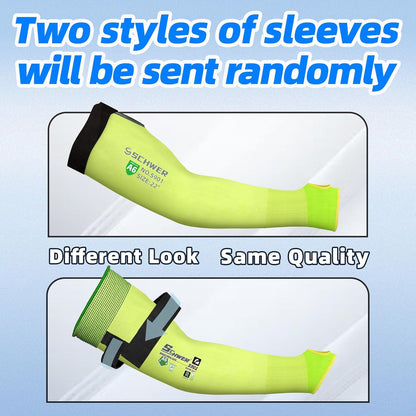 22 inch AIR-SKIN ANSI A6 Cut Resistant Arm Sleeves for Men & Women S901, Non-PFAS Arm Protectors for High Risk Work, UPF50+ UV Protection Cooling Gardening Sleeves for Farming, Lightweight