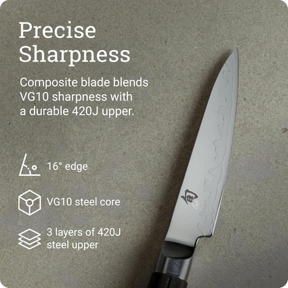 Sora 8" Chef's Knife, Handcrafted Japanese Kitchen Knife, VG10 Steel Edge and 420J Stainless Steel Blade, Balanced Handle, Gyuto-Style Chef Tool for Professional and Home Chefs