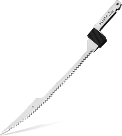 8" Flex Replacement Blade for Electric Fillet Knife, Stainless Steel | Premium Razor Sharp Blade with Reciprocating Construction, for Fishing, Filleting, and Cutting