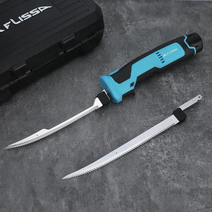 8" Flex Replacement Blade for Electric Fillet Knife, Stainless Steel | Premium Razor Sharp Blade with Reciprocating Construction, for Fishing, Filleting, and Cutting