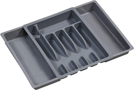 30087 Grey Variable Cutlery Drawer, 11,42 x 2,56 x 14,96"