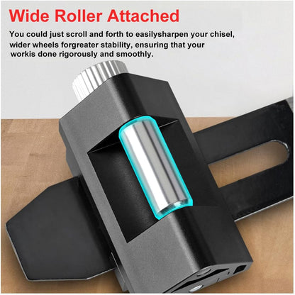 Honing Guide Woodworking Tool, Chisel Sharpening Jig, Chisels Sharpener of Whetstone, Adjustable Angle Sharpener Fits Planer and Blades 0-2.55 inches