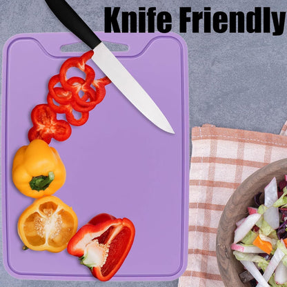 Silicone Cutting Board,Colored Flexible Silicone Cutting Mat Chopping Board Chopping Mats Veggies Cutting Pad Kitchen Cutting Plate for Meat Vegetables