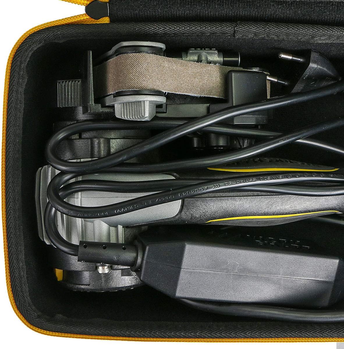 Hard Travel Case Replacement for Work Sharp Knife & Tool Sharpener/Ken Onion Edition (yellow zipper)