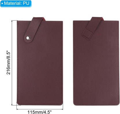 PU Leather Knife Meat Cleaver Sheath, Waterproof Chef Knife Guards Wide Knife Protector Cleaver Cover for Home Kitchen, Brown