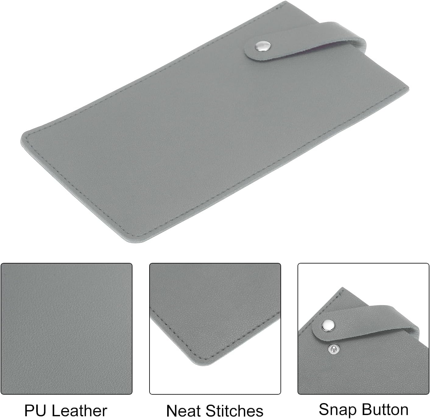 PU Leather Knife Meat Cleaver Sheath, Waterproof Chef Knife Guards Wide Knife Protector Cleaver Cover for Home Kitchen, Brown