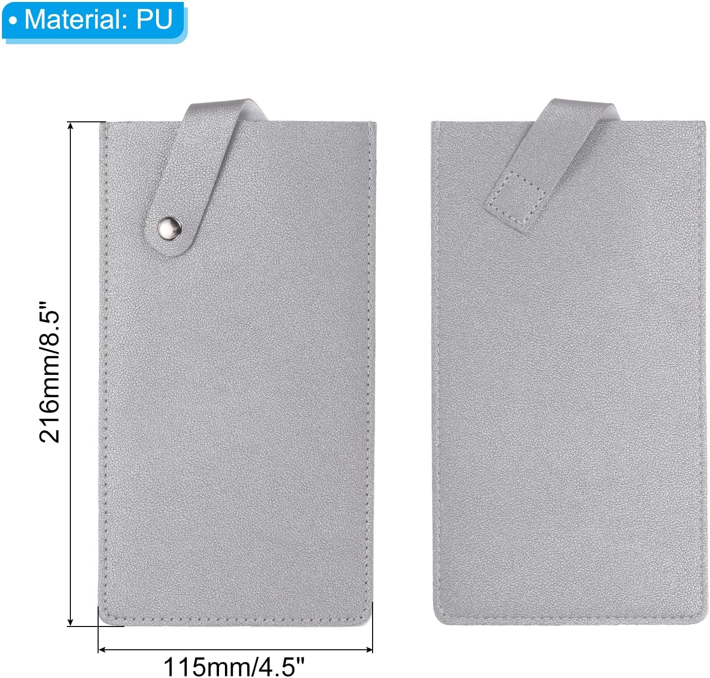 PU Leather Knife Meat Cleaver Sheath, Waterproof Chef Knife Guards Wide Knife Protector Cleaver Cover for Home Kitchen, Brown