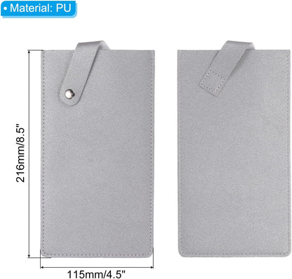 PU Leather Knife Meat Cleaver Sheath, Waterproof Chef Knife Guards Wide Knife Protector Cleaver Cover for Home Kitchen, Brown