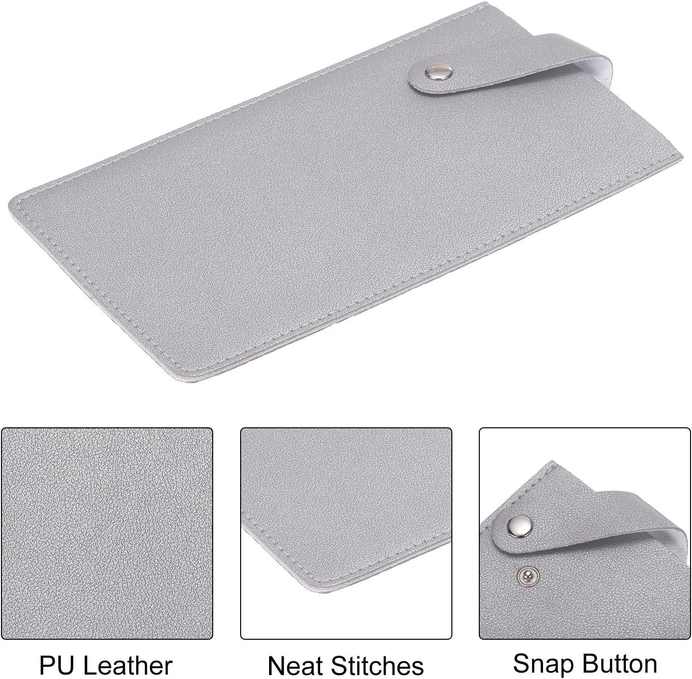 PU Leather Knife Meat Cleaver Sheath, Waterproof Chef Knife Guards Wide Knife Protector Cleaver Cover for Home Kitchen, Brown