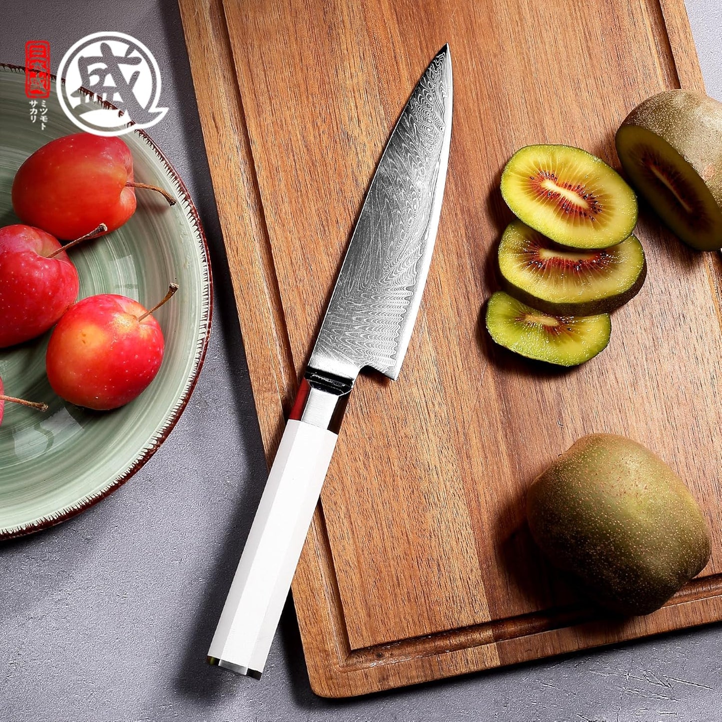 5.6-Inch Japanese Paring Knife, 67-Layer VG-Pro Damascus | Fruit Peeling and Trimming, Petty Knife Control, Deep-Cryo Treatment, G10 Handle, Sandalwood Box