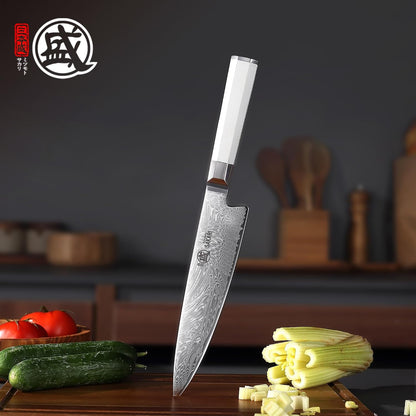 5.6-Inch Japanese Paring Knife, 67-Layer VG-Pro Damascus | Fruit Peeling and Trimming, Petty Knife Control, Deep-Cryo Treatment, G10 Handle, Sandalwood Box