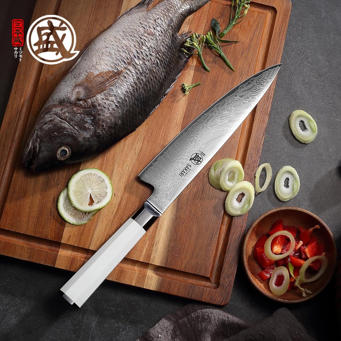 5.6-Inch Japanese Paring Knife, 67-Layer VG-Pro Damascus | Fruit Peeling and Trimming, Petty Knife Control, Deep-Cryo Treatment, G10 Handle, Sandalwood Box