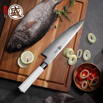 5.6-Inch Japanese Paring Knife, 67-Layer VG-Pro Damascus | Fruit Peeling and Trimming, Petty Knife Control, Deep-Cryo Treatment, G10 Handle, Sandalwood Box
