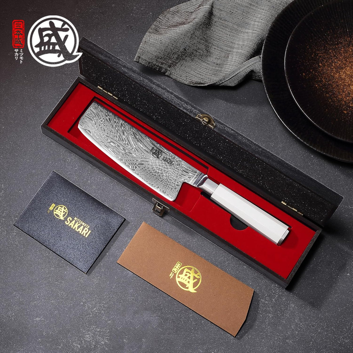 5.6-Inch Japanese Paring Knife, 67-Layer VG-Pro Damascus | Fruit Peeling and Trimming, Petty Knife Control, Deep-Cryo Treatment, G10 Handle, Sandalwood Box
