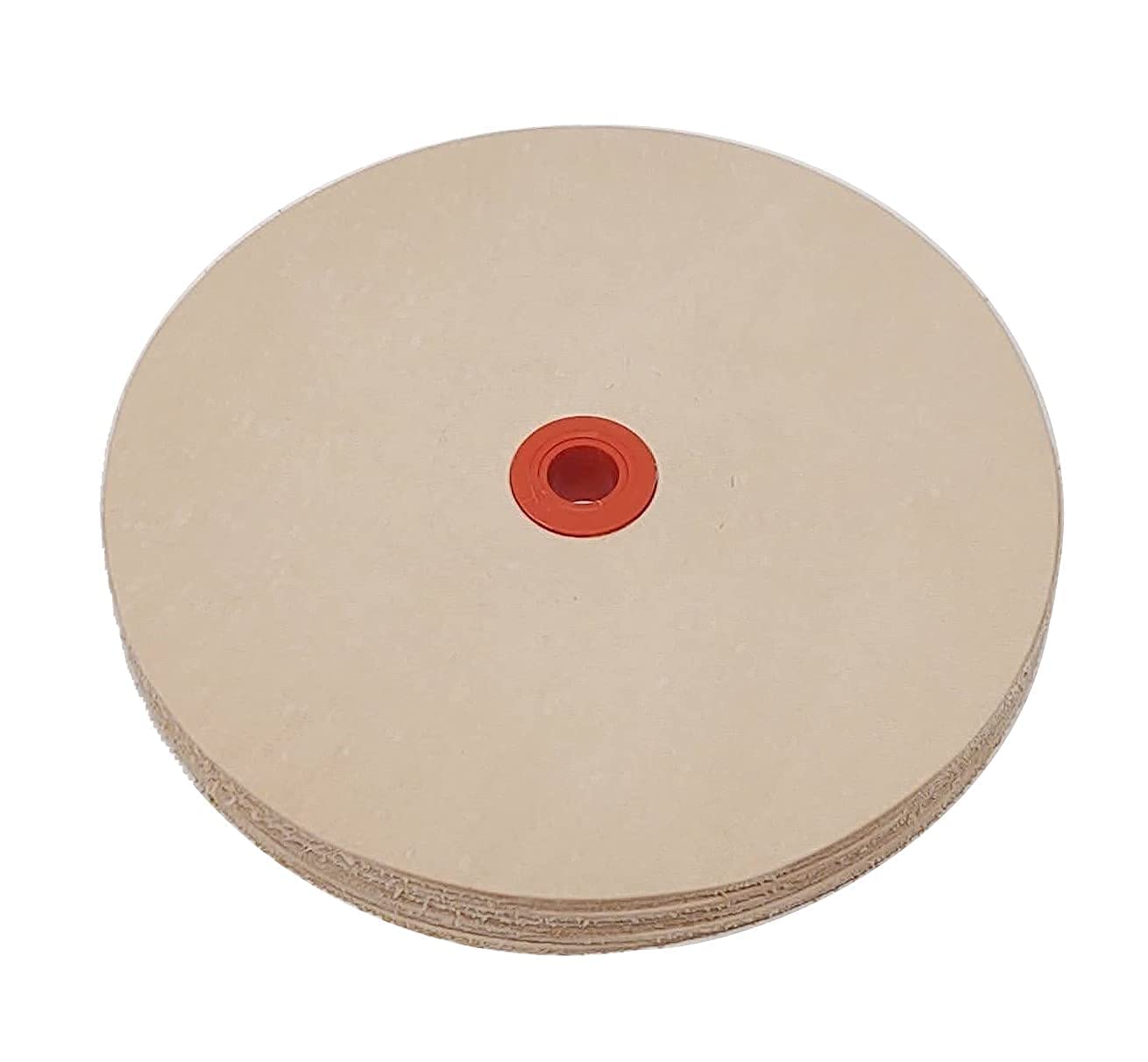 Leather Honing Wheel Fits 6 in. Bench Grinders and Polishers