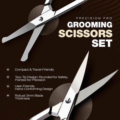 Eyebrow Scissors For Women - Stainless Steel Small Scissors