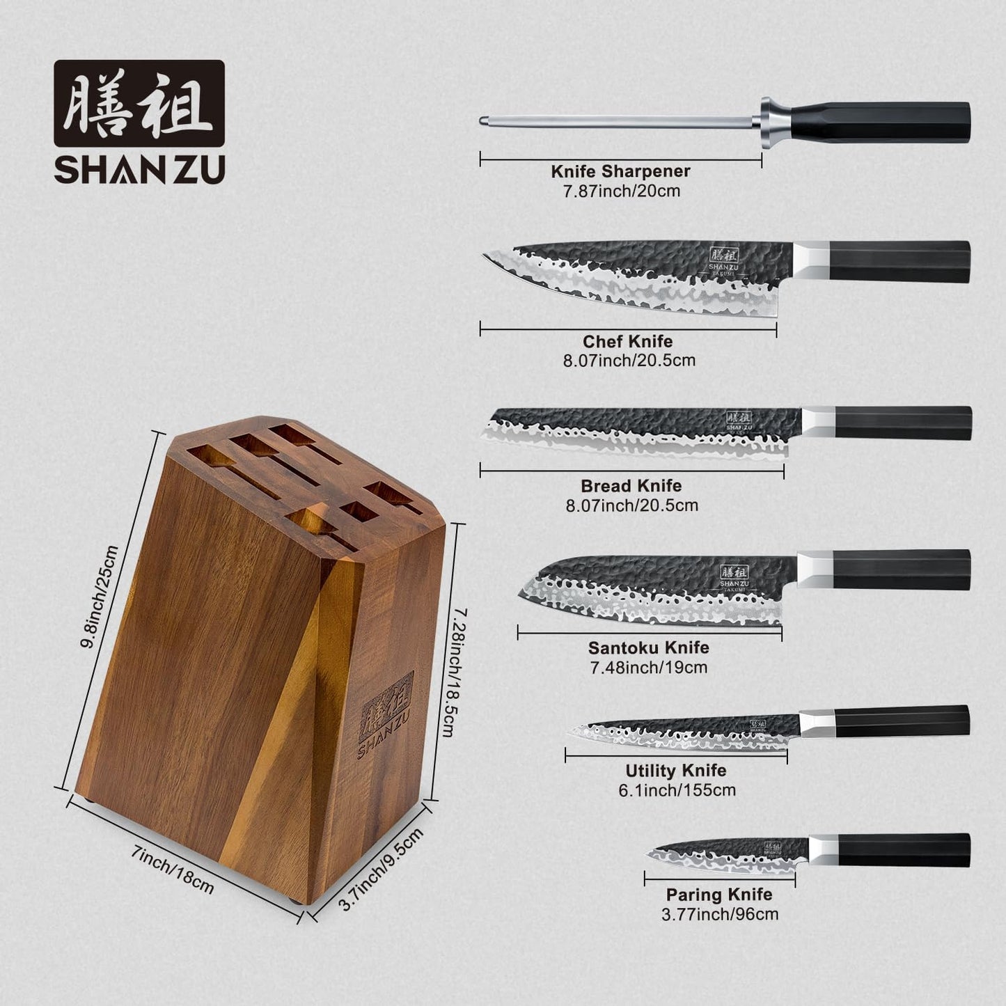 12" Brisket Slicing Knife - Carving Slicing Meat Knive in Wood Handle | For Brisket, Turkey, Meat, 5Cr15MoV Stainless Steel, Full Tang, Ergonomic Wood Handle, Razor Sharp, Gift Box Included