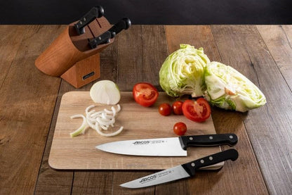 Salmon Knife/Fish Knife 11 Inch Nitrum Stainless Steel and 290 mm blade. Ergonomic Polyoxymethylene POM Handle. Series Universal. Long, sturdy blade and serrated edge. Easily cuts. Color Black