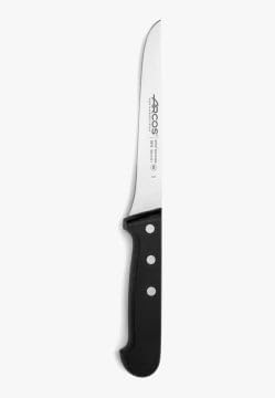 Salmon Knife/Fish Knife 11 Inch Nitrum Stainless Steel and 290 mm blade. Ergonomic Polyoxymethylene POM Handle. Series Universal. Long, sturdy blade and serrated edge. Easily cuts. Color Black