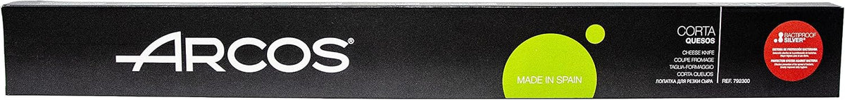 Salmon Knife/Fish Knife 11 Inch Nitrum Stainless Steel and 290 mm blade. Ergonomic Polyoxymethylene POM Handle. Series Universal. Long, sturdy blade and serrated edge. Easily cuts. Color Black
