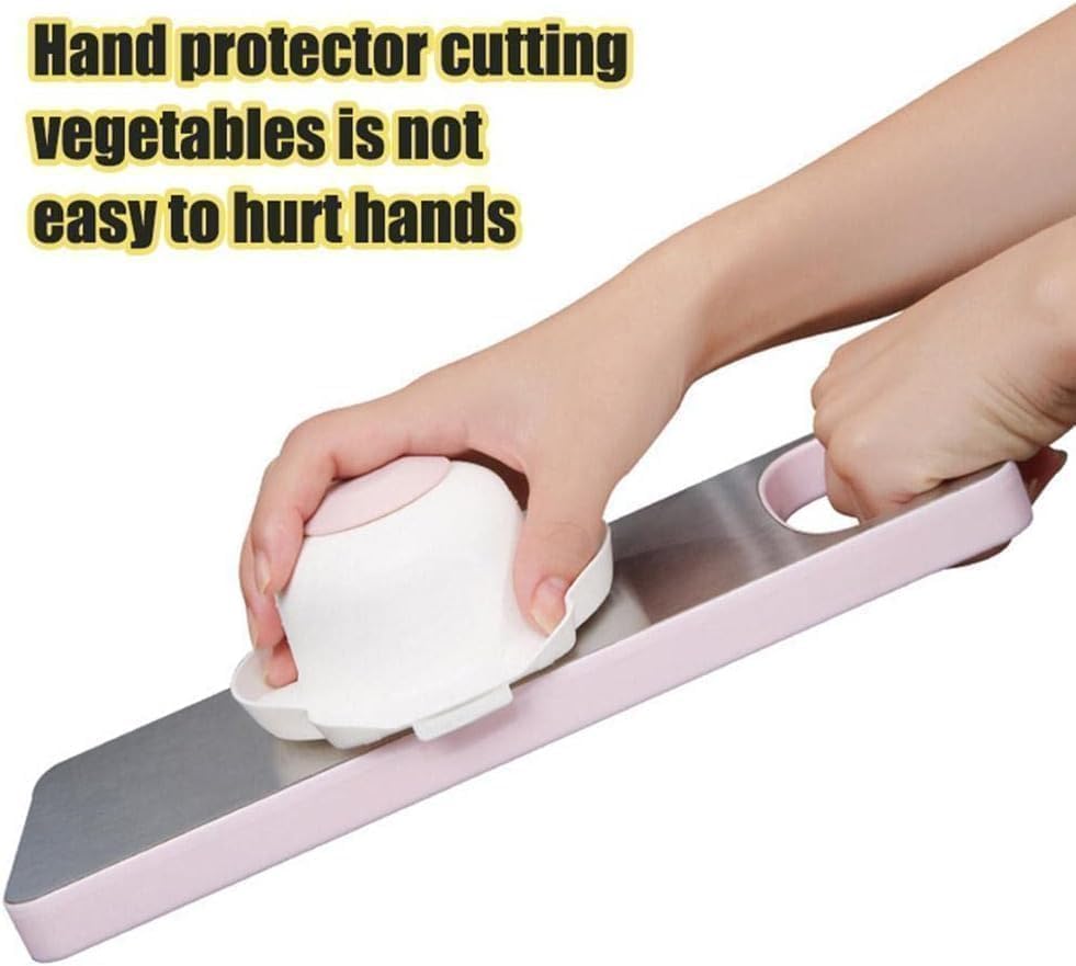 Finger Protector, Food Safety Holder for Mandolin Slicer or Grater, Finger Anti-Cut Protectors for Vegetable Grater, Food Cutter Guard for Mandoline Slicer Cutting
