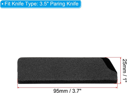 ABS Knife Cover Sleeves for 7" Chopping Knife Cleaver, Knives Edge Guard Blade Protector Universal Sheath for Home Kitchen, Black