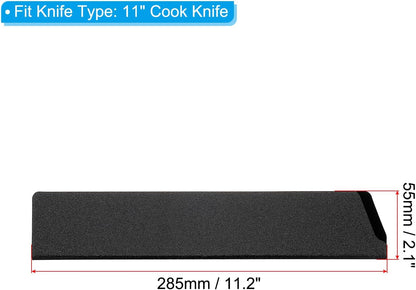 ABS Knife Cover Sleeves for 7" Chopping Knife Cleaver, Knives Edge Guard Blade Protector Universal Sheath for Home Kitchen, Black