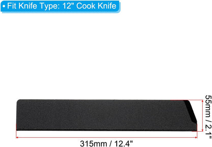 ABS Knife Cover Sleeves for 7" Chopping Knife Cleaver, Knives Edge Guard Blade Protector Universal Sheath for Home Kitchen, Black