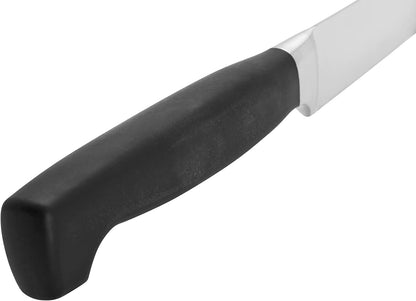 Twin Signature 7-inch Razor-Sharp German Hollow Edge Santoku Knife, Made in Company-Owned German Factory with Special Formula Steel perfected for almost 300 Years, Dishwasher Safe