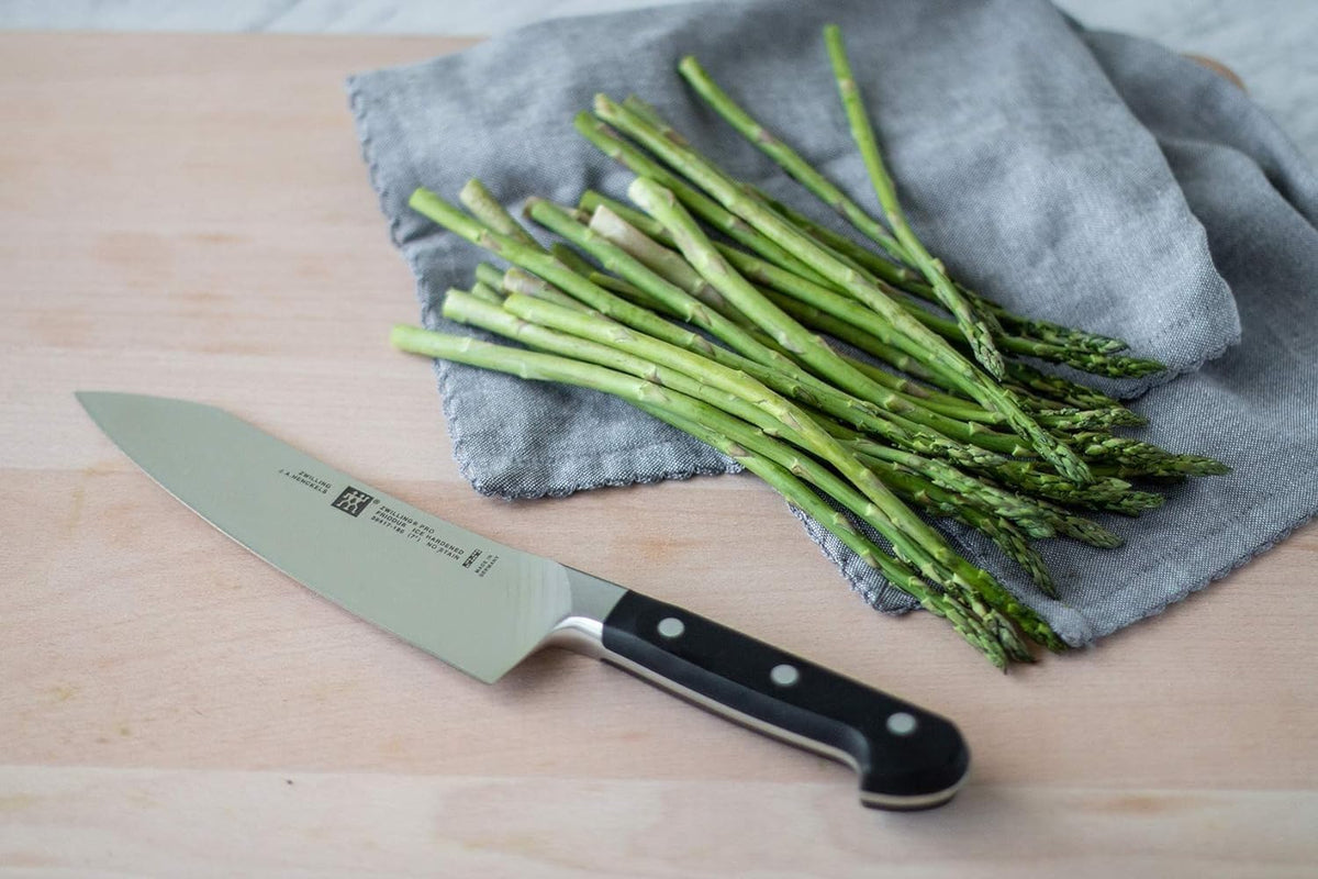 Twin Signature 7-inch Razor-Sharp German Hollow Edge Santoku Knife, Made in Company-Owned German Factory with Special Formula Steel perfected for almost 300 Years, Dishwasher Safe