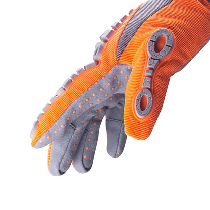 Chrome SLT 4061 Leather Work Gloves | ANSI A5 Cut Resistant | 360° Aramid Liner | Durable Goatskin Leather Palm | SlipFit Cuff Mechanics Style Safety Glove | X-Large