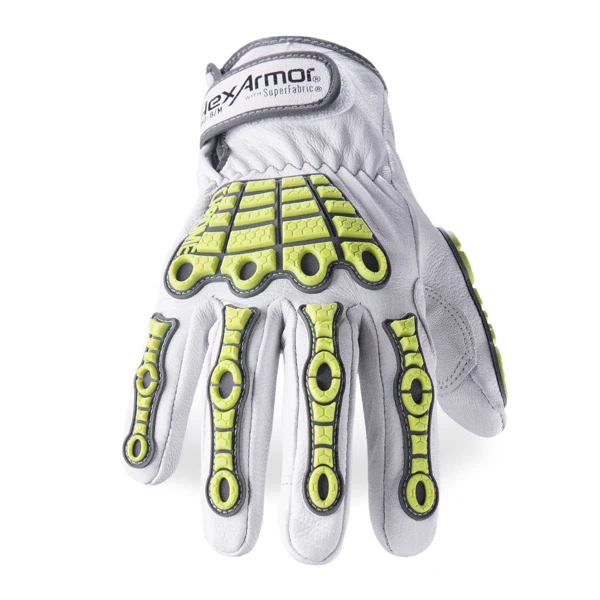 Chrome SLT 4061 Leather Work Gloves | ANSI A5 Cut Resistant | 360° Aramid Liner | Durable Goatskin Leather Palm | SlipFit Cuff Mechanics Style Safety Glove | X-Large