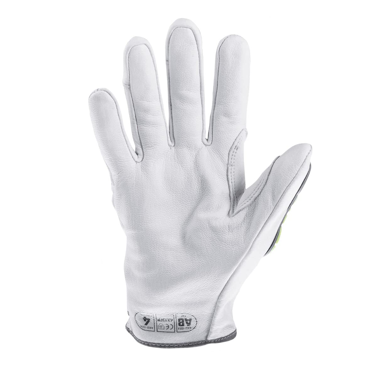 Chrome SLT 4061 Leather Work Gloves | ANSI A5 Cut Resistant | 360° Aramid Liner | Durable Goatskin Leather Palm | SlipFit Cuff Mechanics Style Safety Glove | X-Large