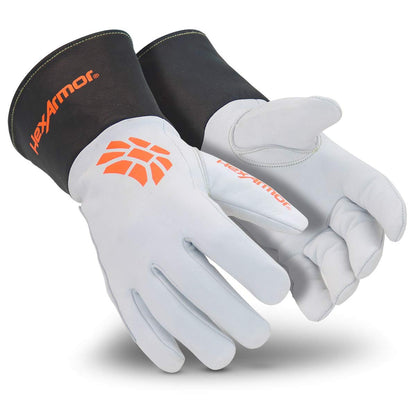 Chrome SLT 4061 Leather Work Gloves | ANSI A5 Cut Resistant | 360° Aramid Liner | Durable Goatskin Leather Palm | SlipFit Cuff Mechanics Style Safety Glove | X-Large