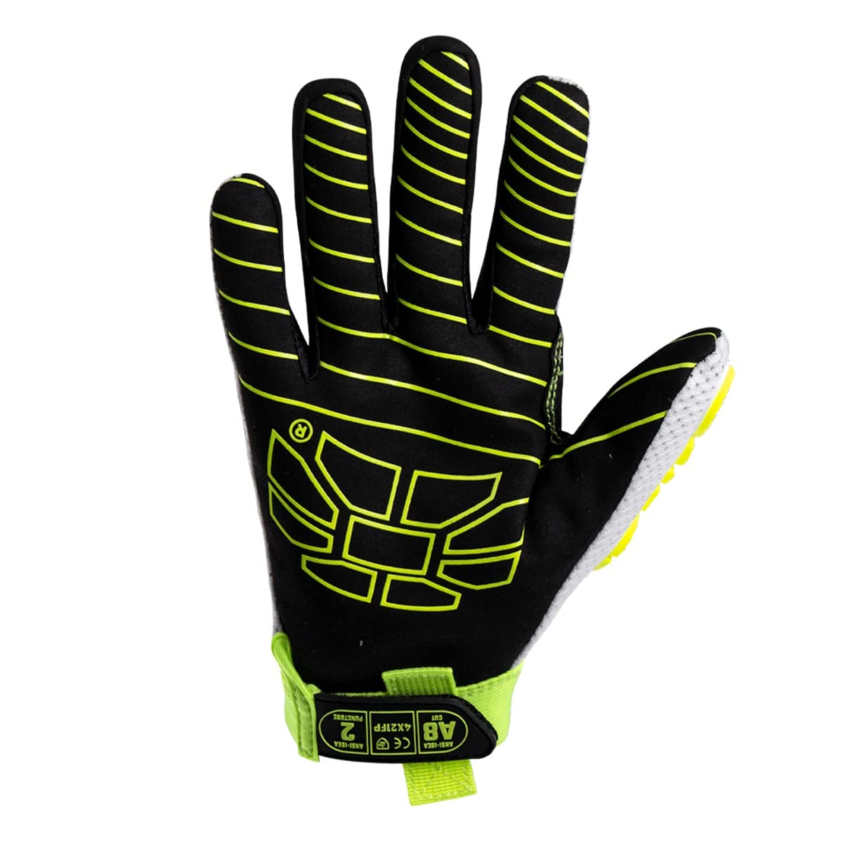 Chrome SLT 4061 Leather Work Gloves | ANSI A5 Cut Resistant | 360° Aramid Liner | Durable Goatskin Leather Palm | SlipFit Cuff Mechanics Style Safety Glove | X-Large
