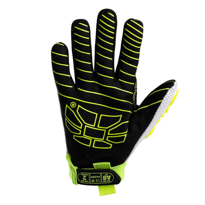 Chrome SLT 4061 Leather Work Gloves | ANSI A5 Cut Resistant | 360° Aramid Liner | Durable Goatskin Leather Palm | SlipFit Cuff Mechanics Style Safety Glove | X-Large