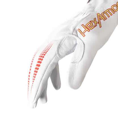 Chrome SLT 4061 Leather Work Gloves | ANSI A5 Cut Resistant | 360° Aramid Liner | Durable Goatskin Leather Palm | SlipFit Cuff Mechanics Style Safety Glove | X-Large